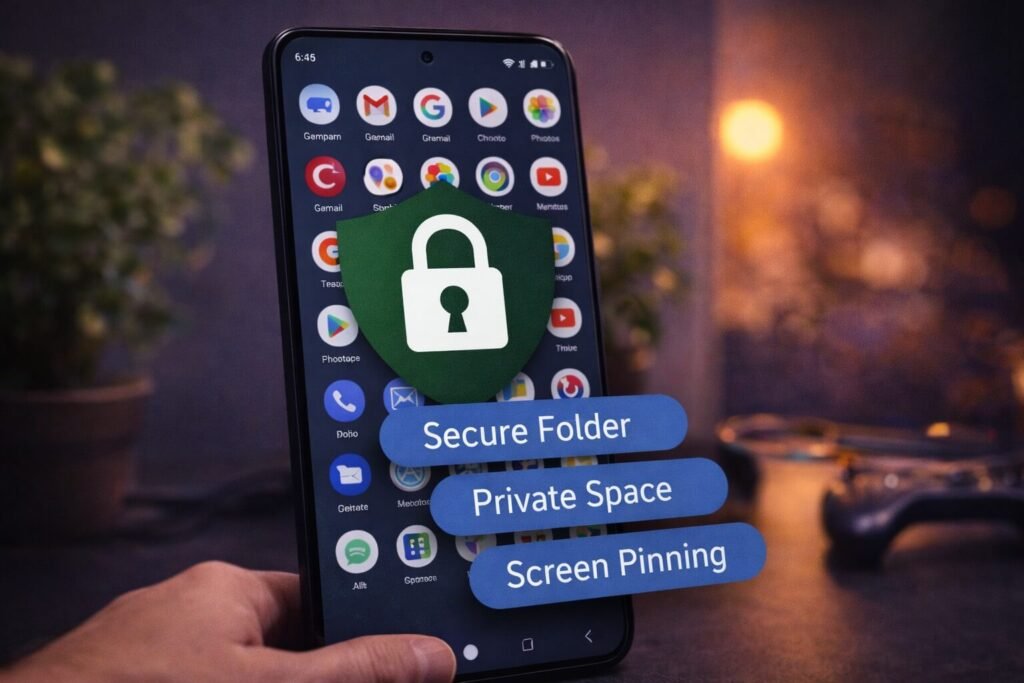 how to lock apps on android